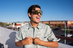 Selkirk Pickleball Spring Owen Collection Men’s Offshore Short Sleeve Button Down Shirt.