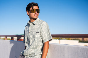 Selkirk Pickleball Spring Owen Collection Men’s Offshore Short Sleeve Button Down Shirt.