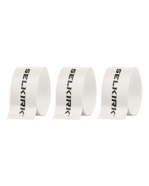 White Selkirk Pickleball Paddle Protective Edge Guard Tape.