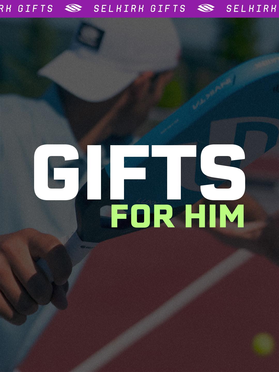 A man swinging a gifted paddle