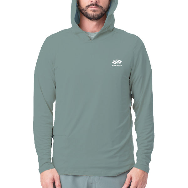 Green Men’s Campton UPF50 Hooded Long Sleeve