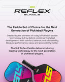 Selkirk SLK Reflex Pickleball Bundle, with pickleball paddles, balls, and bag.