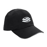 Parris Todd Signature Collection Ponytail Pickleball Hat from Selkirk Sport, in black and white.