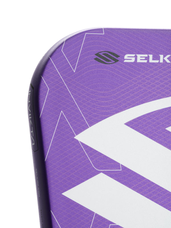 Selkirk LUXX Control Air Pickleball Paddle with InfiniGrit in the Invikta paddle shape. In blue, red, and purple.