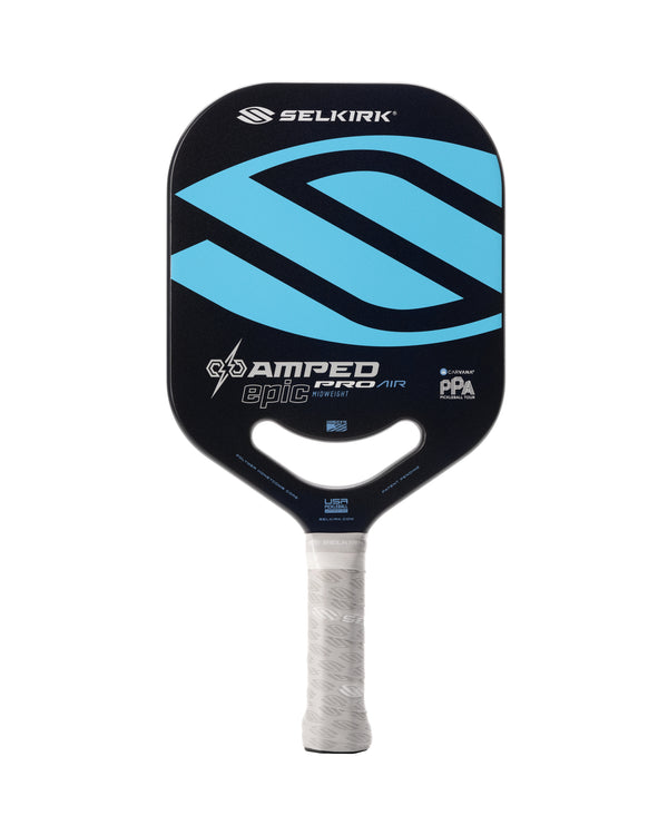 Introducing the Selkirk AMPED Pro Air Epic pickleball paddle, with a blend of power and control. The AMPED Pro Air Epic paddle from Selkirk Sport in the Jack Sock-signature color. USA Pickleball-approved.