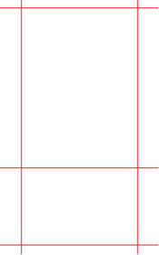 XL paddle shape with red lines indicating sizing