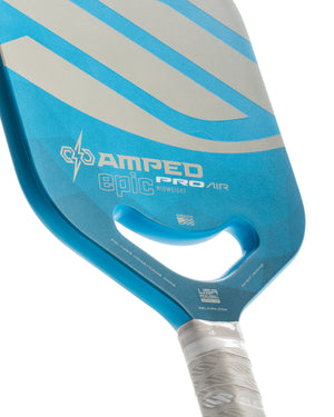 Introducing the Selkirk AMPED Pro Air Epic Pickleball Paddle, with a blend of power and control. The AMPED Pro Air Epic paddle from Selkirk Sport comes in red, purple, green, blue, and silver.