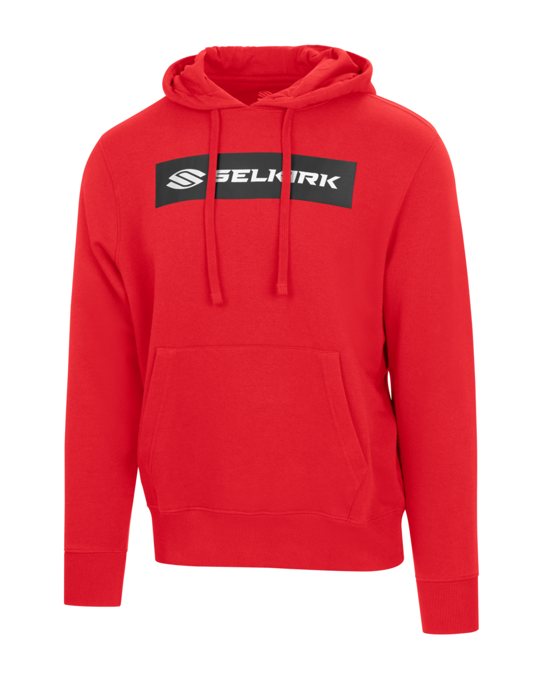 Red Selkirk Sport Sideline Soft Cotton Hoodie with logo on front
