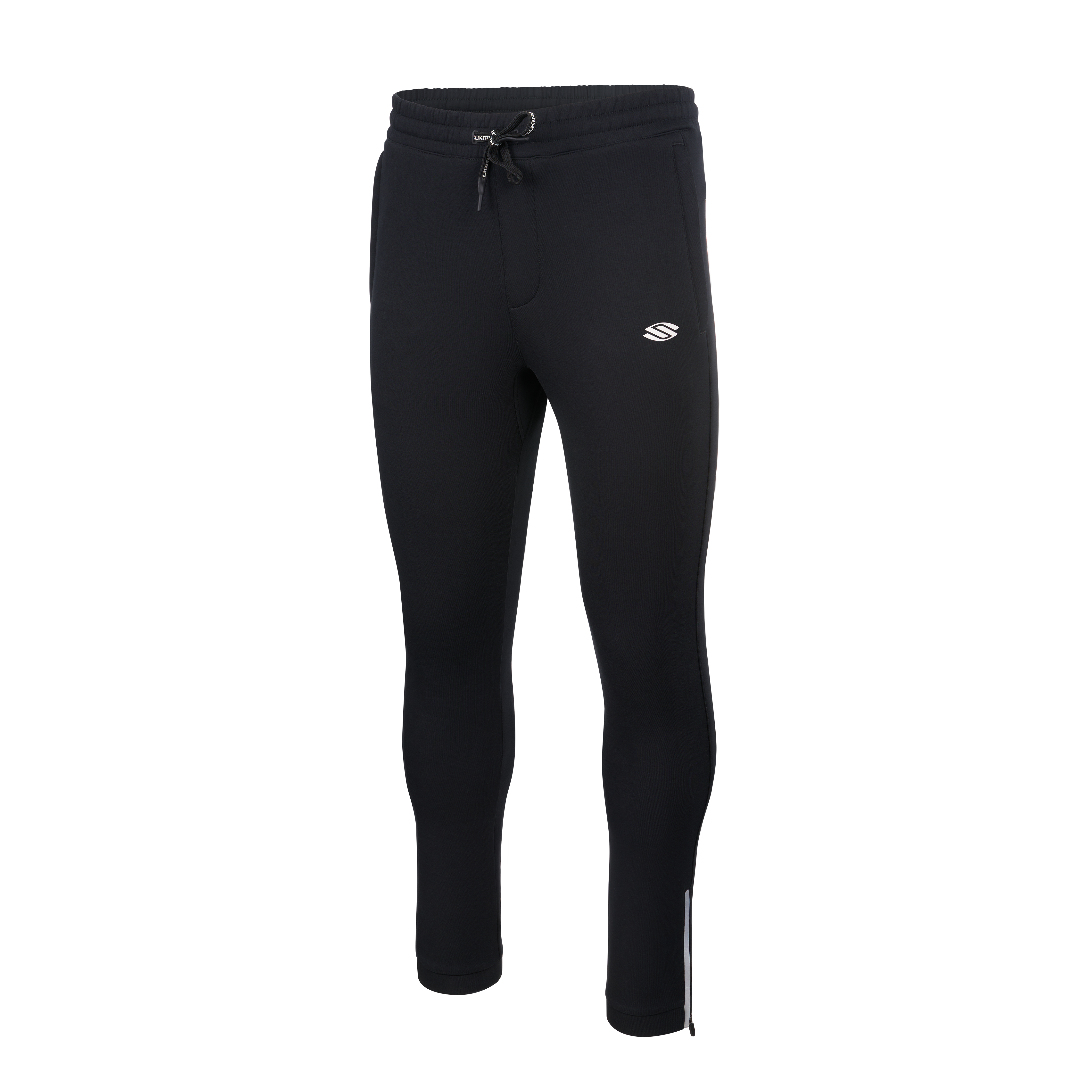 Men's Pro Line Athletic Joggers in black, featuring a slim fit and elastic waistband.