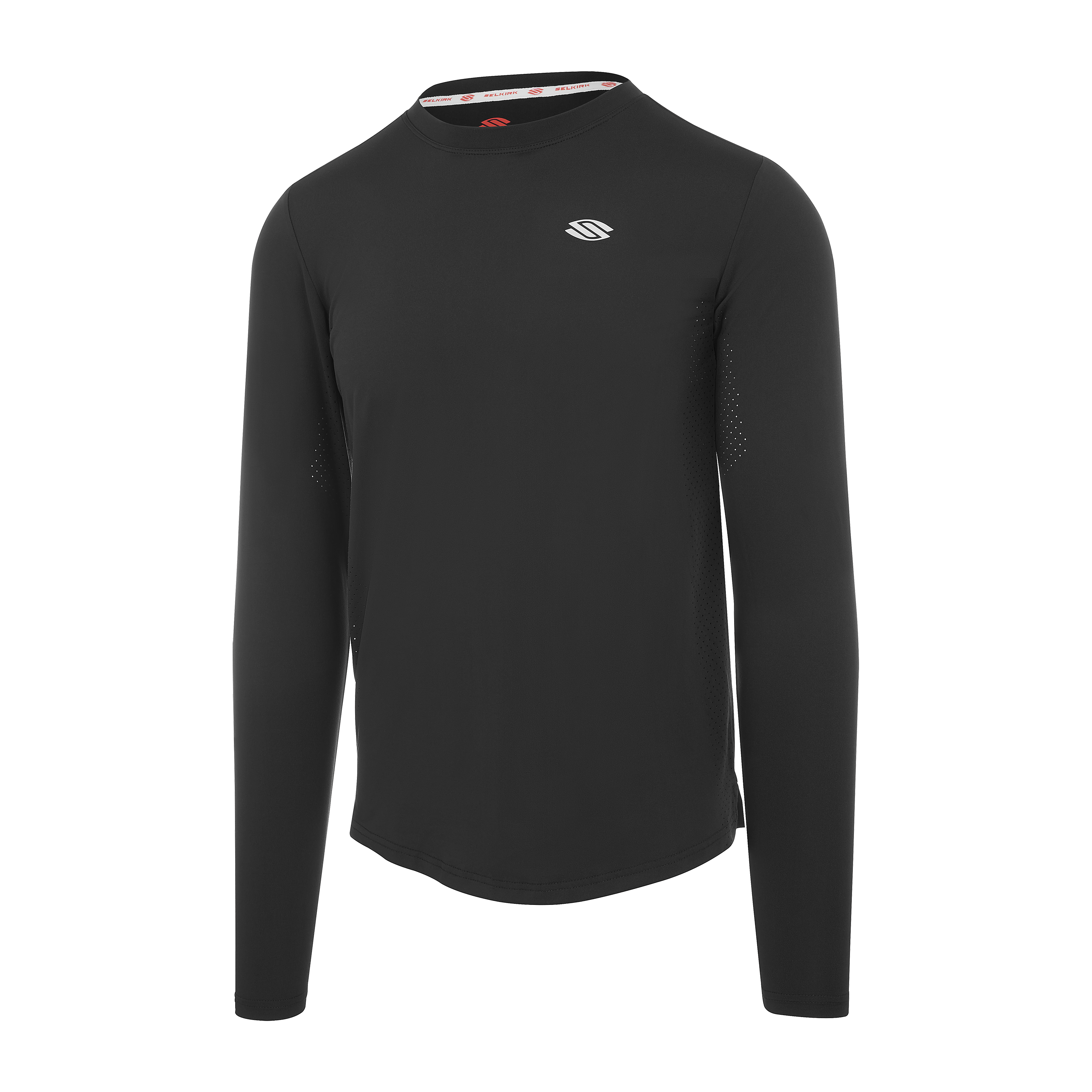 Black long sleeve athletic shirt from the Men's Pro Line collection, designed for pickleball.