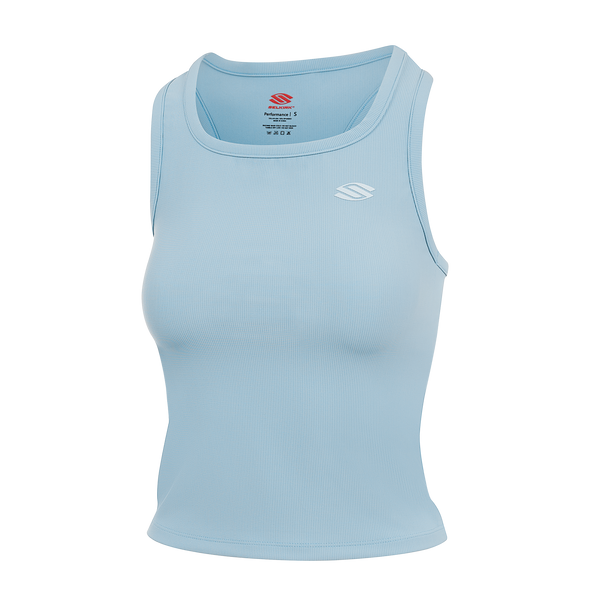Light blue Women's Pro Line Training Tank Top with racerback design