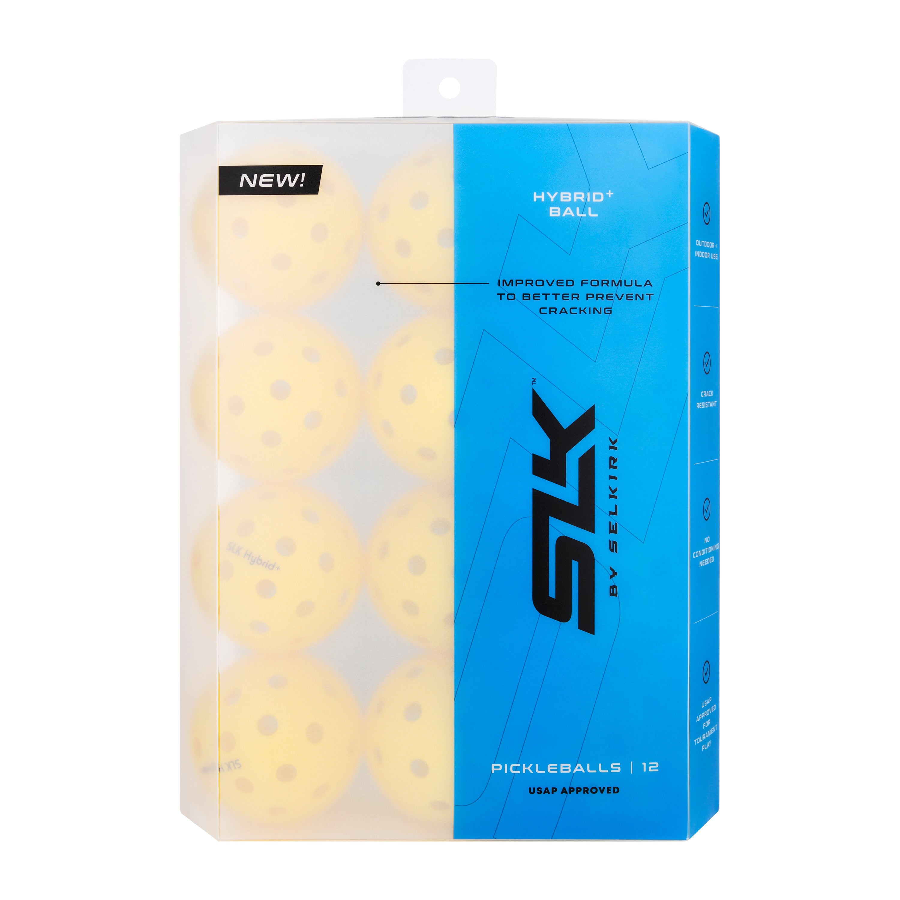 SLK Hybrid+ Pickleball - 12 pack