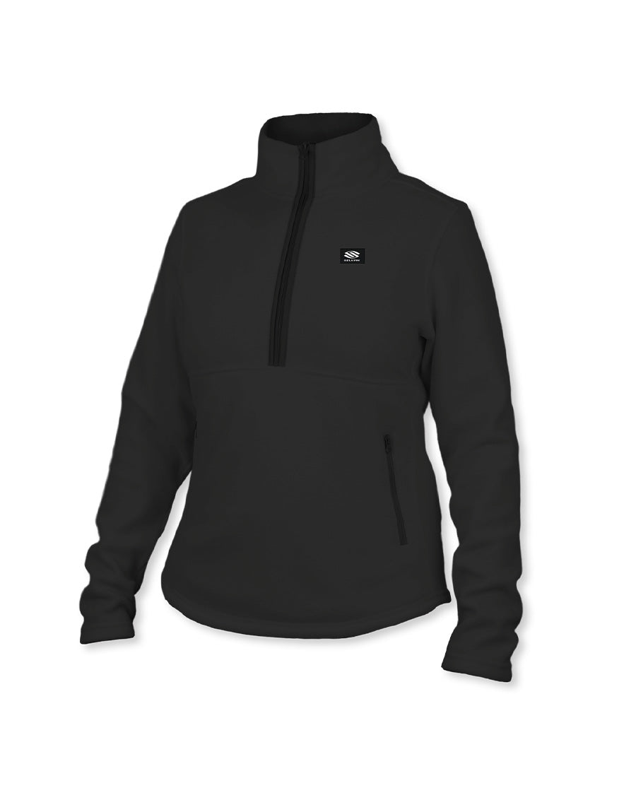 Black CLOSEOUT Selkirk Fall Owen Collection Women's Sydney 1/4 Zip Pullover