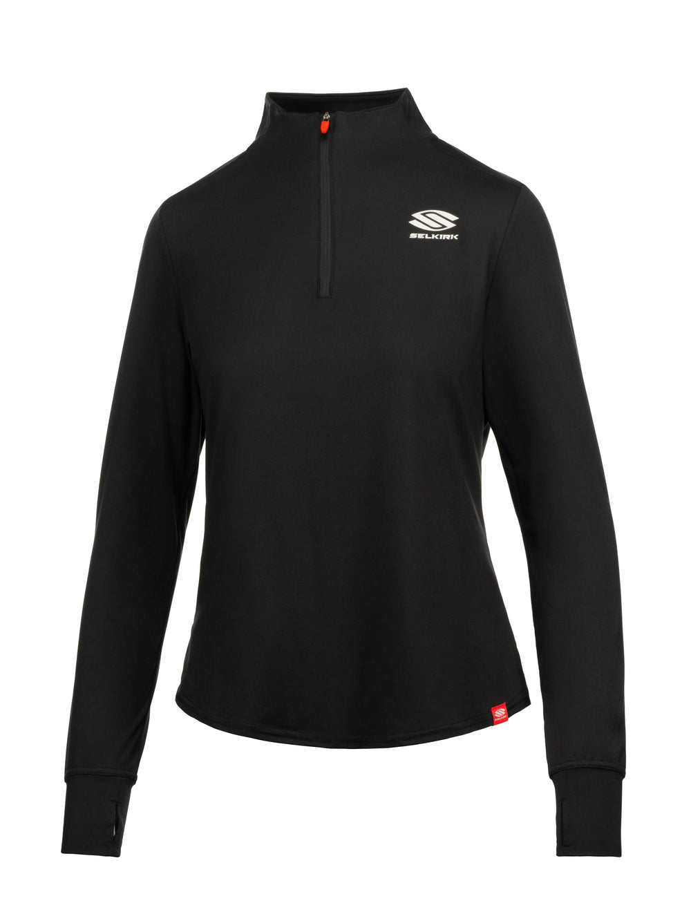 Selkirk Sport Essentials DualSoft women’s pickleball ¼-zip pullover.