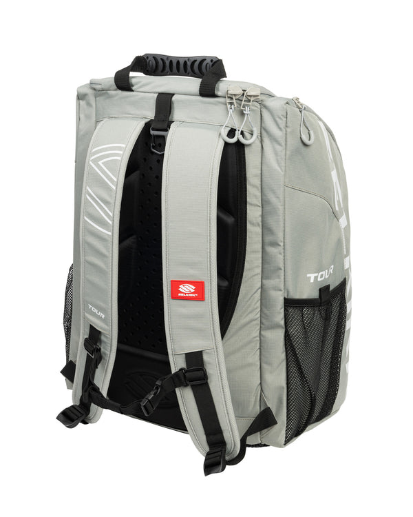 Selkirk Sport Core Line Tour Bag Pickleball Backpack - new colors include black, grey, forest green, gold, and pink.