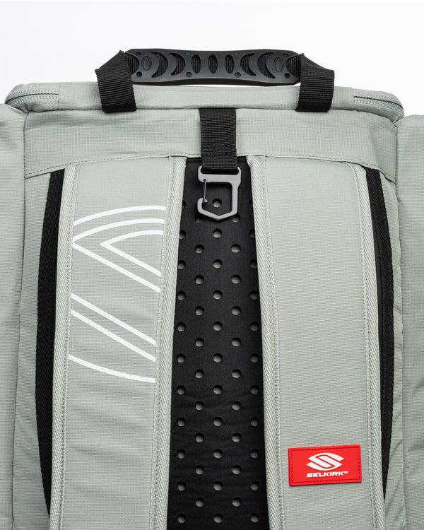Selkirk Sport Core Line Tour Bag Pickleball Backpack - new colors include black, grey, forest green, gold, and pink.