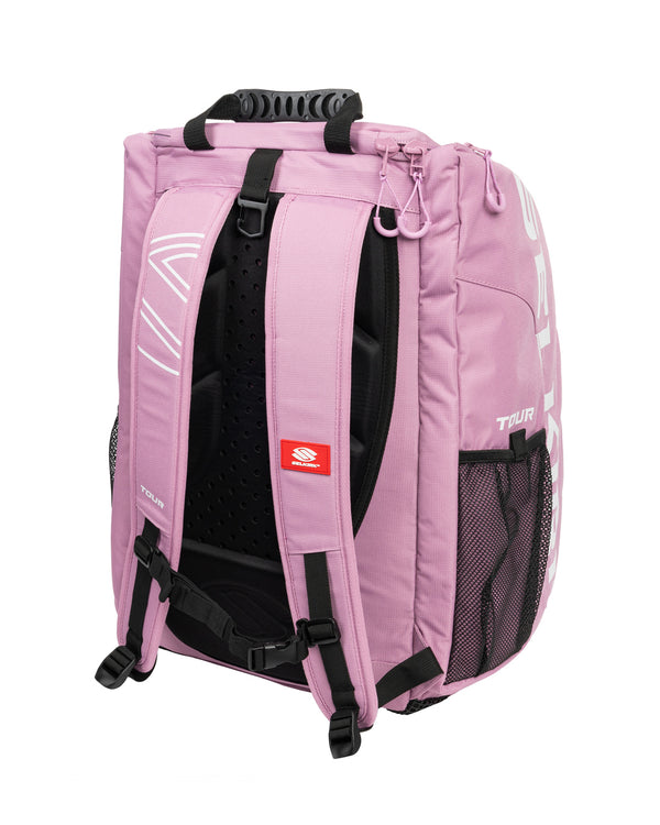 Selkirk Sport Core Line Tour Bag Pickleball Backpack - new colors include black, grey, forest green, gold, and pink.