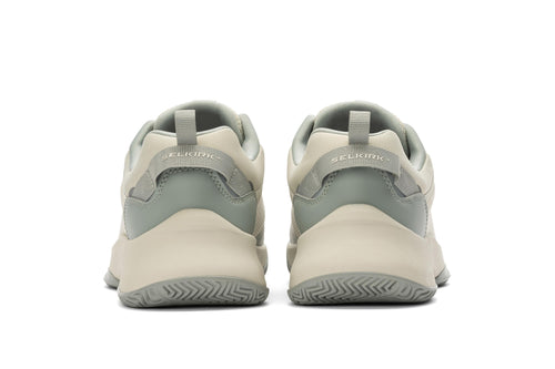 Selkirk Courtstrike men's pickleball shoes in white and grey.