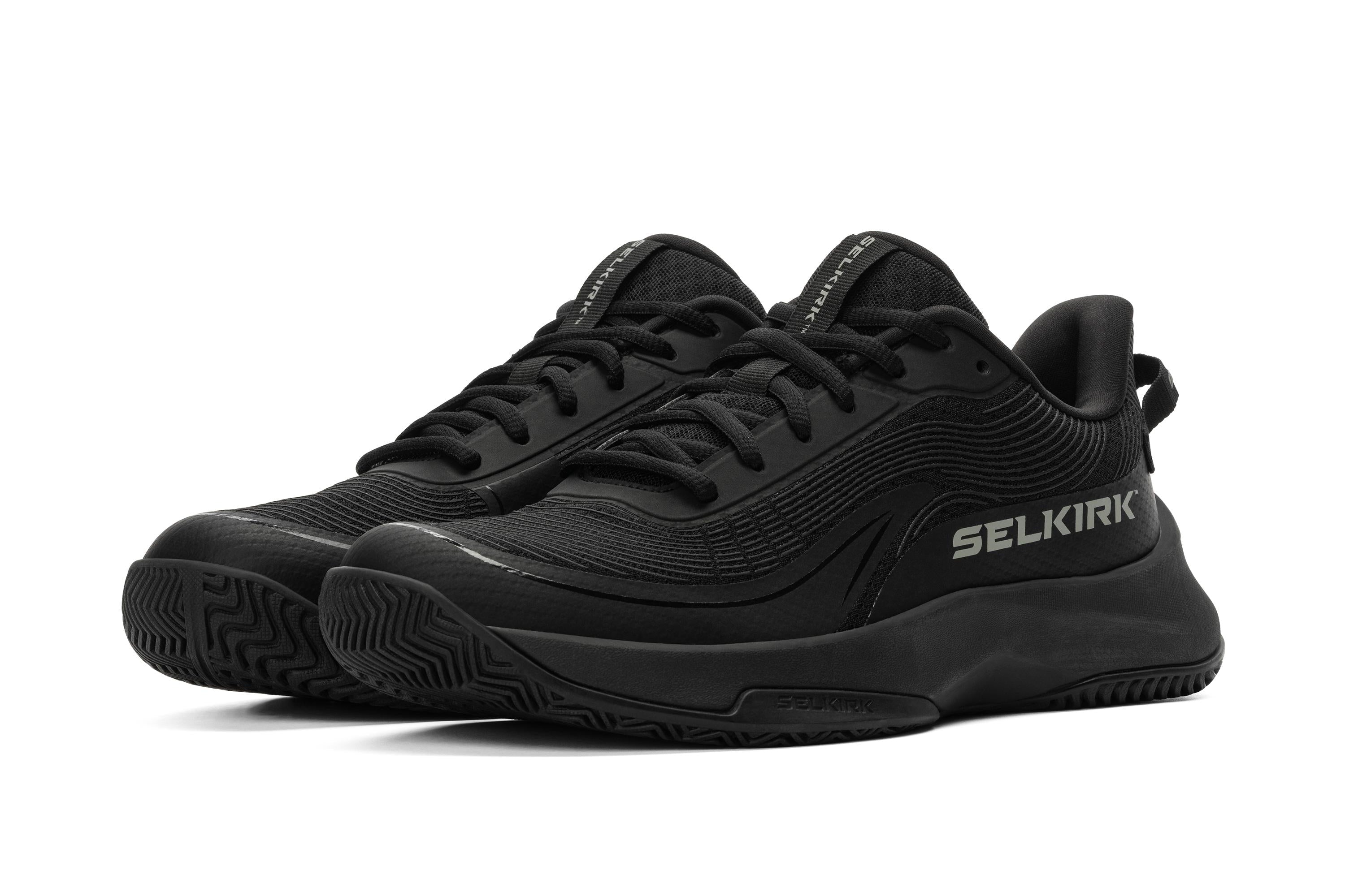 Selkirk Courtstrike Pro men's pickleball shoes in black.