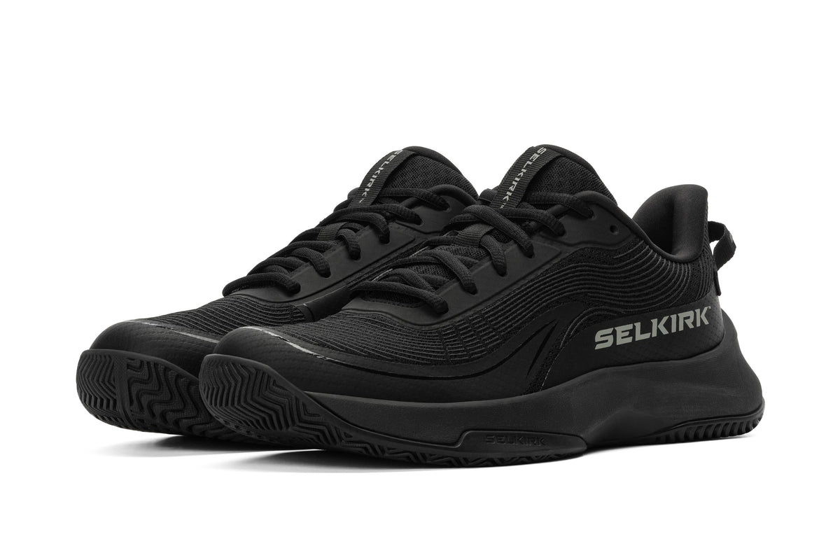 Selkirk Courtstrike Pro men's pickleball shoes in black.