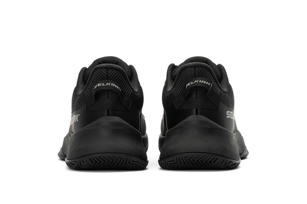 Selkirk Courtstrike pickleball shoes in black.