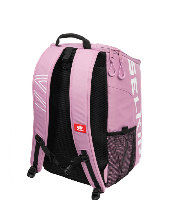 Selkirk Sport Core Line Team Bag Pickleball Backpack - new colors include black, grey, forest green, gold, and pink.