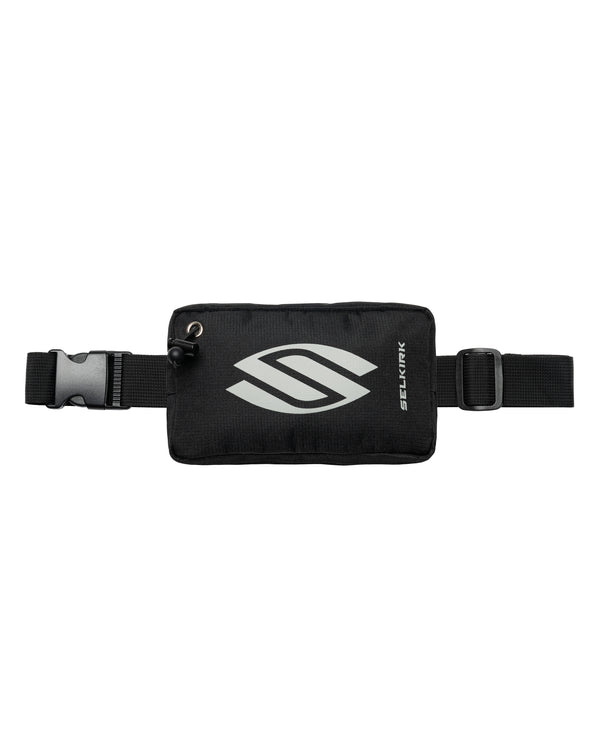Core Line Mini Pickleball Fanny Pack in black with logo
