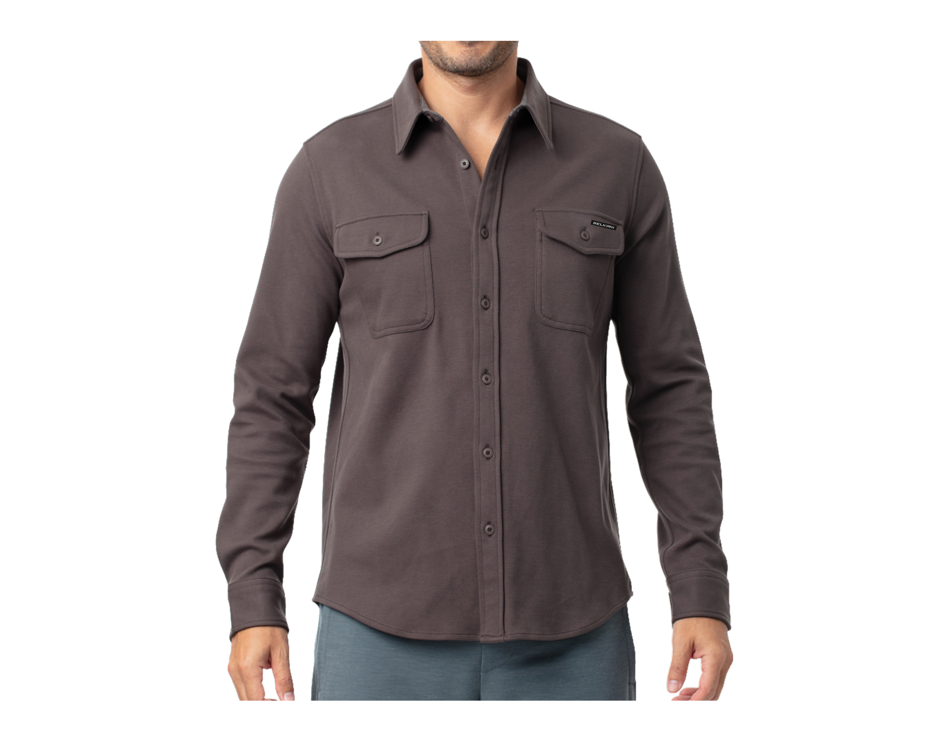 Selkirk Sport Spring Owen Men’s Banks Chambray Button-Down Pickleball Shirt.