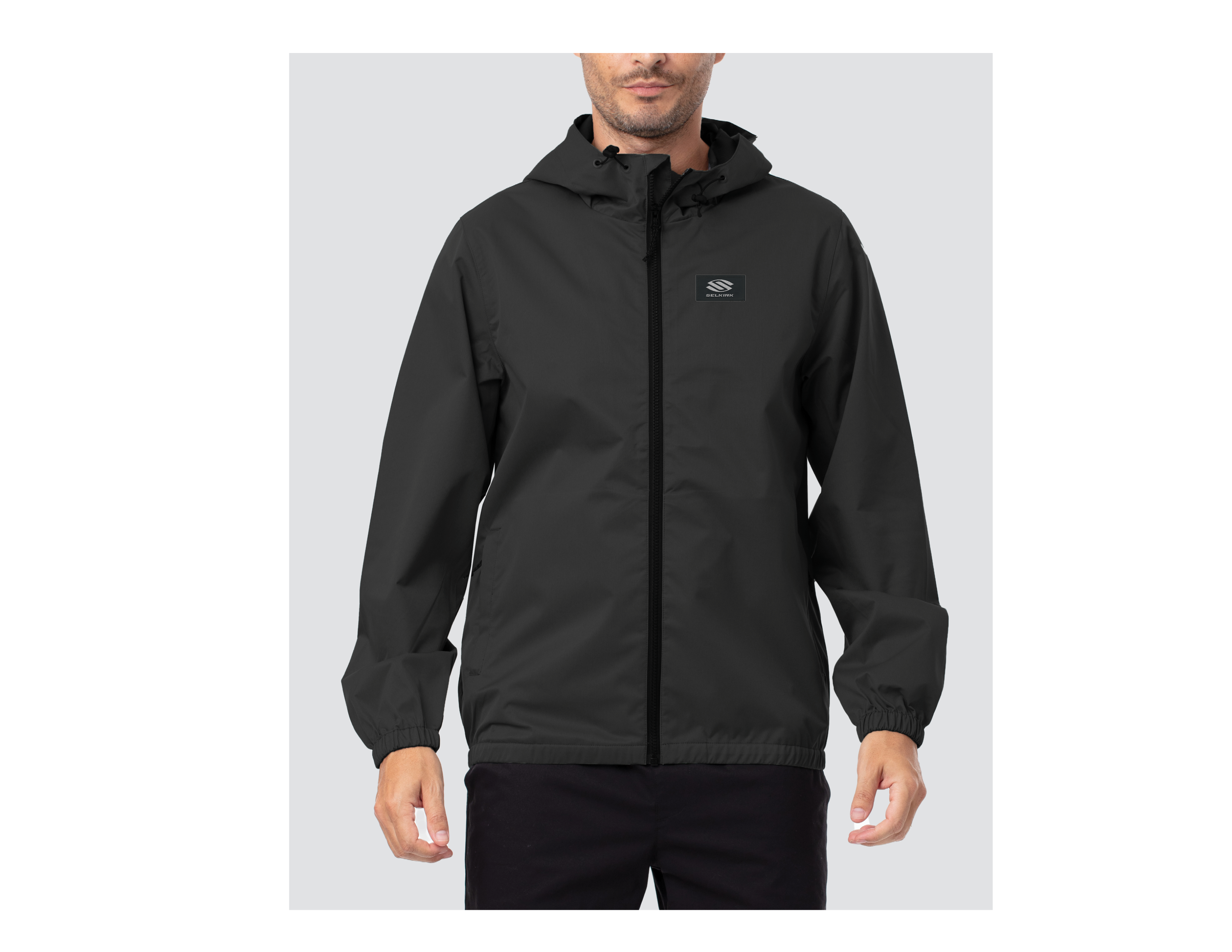Selkirk Pickleball Spring Owen Men's Major Hooded Rain Jacket.