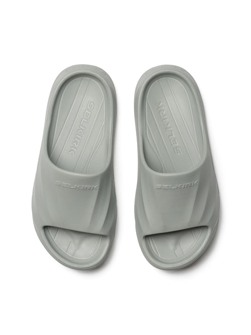 Selkirk pickleball slides shoes in grey.
