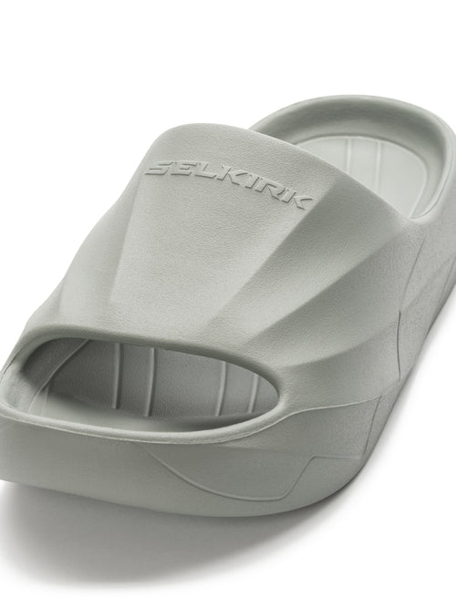 Selkirk pickleball slides shoes in grey.