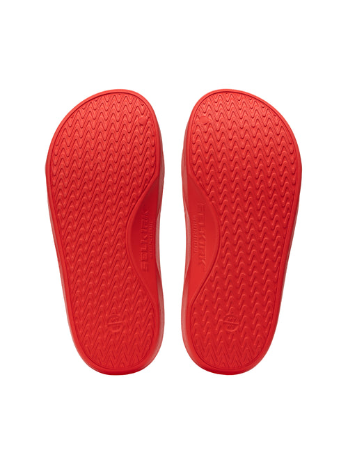 Selkirk pickleball slides shoes in red.