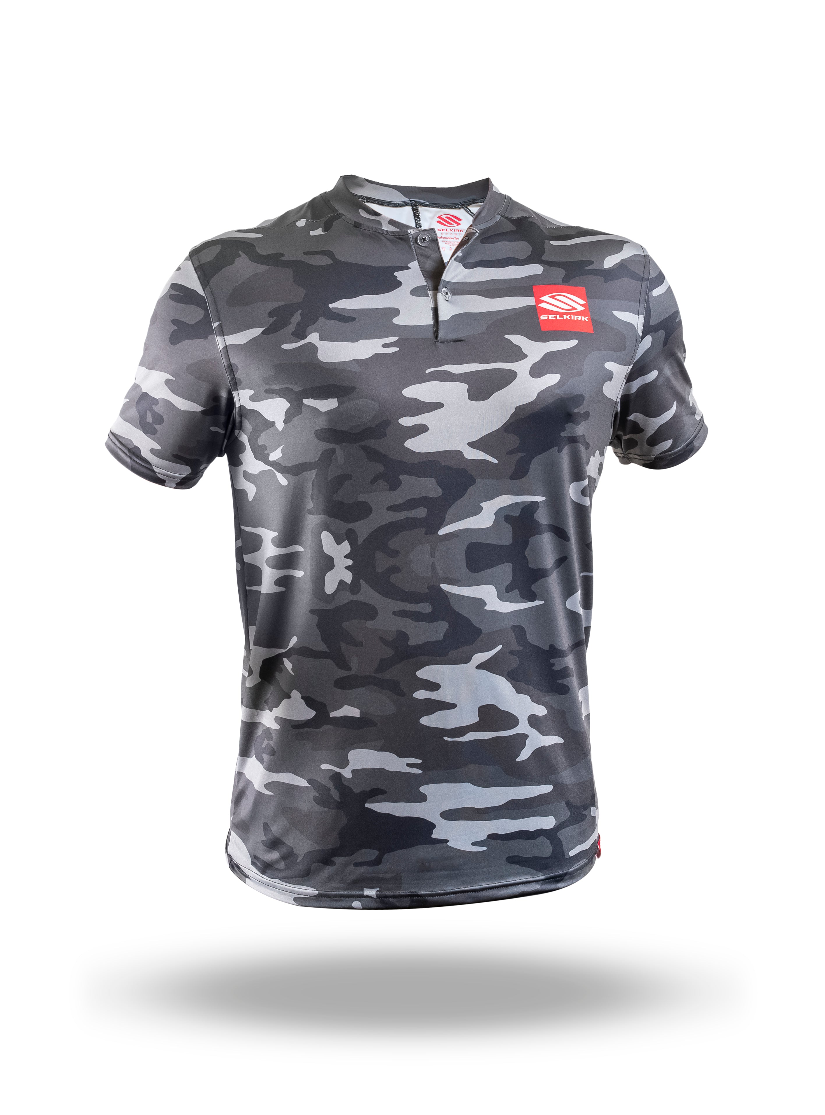 Selkirk Red Label Men's Velocity Polo - Camo - Stretch-Wik Technology