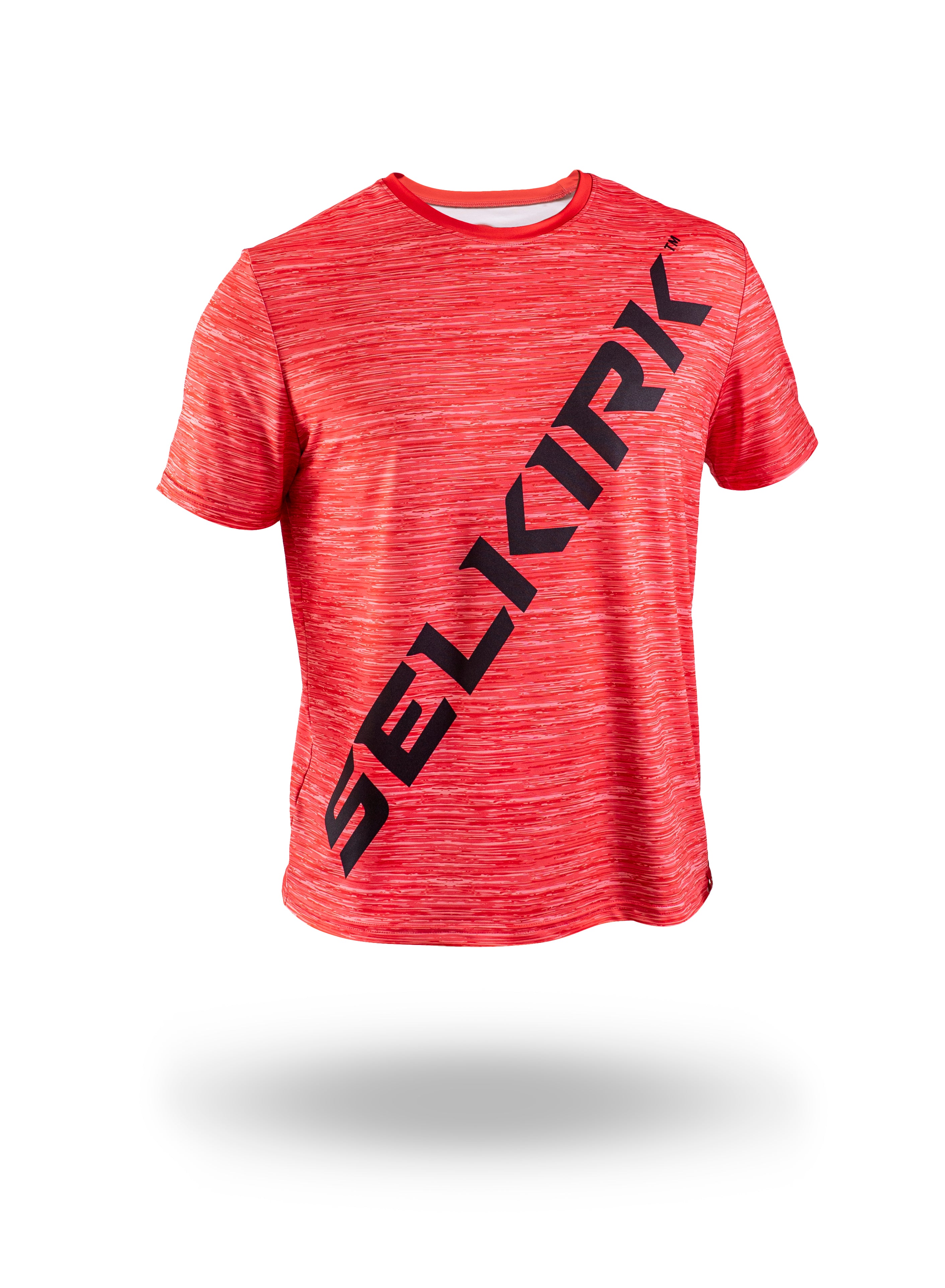 Red Selkirk Men's Big Logo 2022 Short Sleeve Crew Stretch-Wik