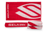 Selkirk Sport Cotton Towel 19" x 36" in red and white or white and black.