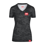 Selkirk Red Label Camo Women's Short Sleeve V-Neck Shirt With Stretch-Wik Technology.
