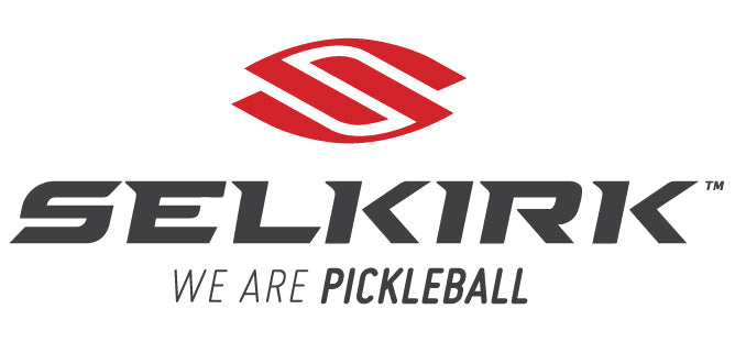 Selkirk logo with the text 'WE ARE PICKLEBALL'