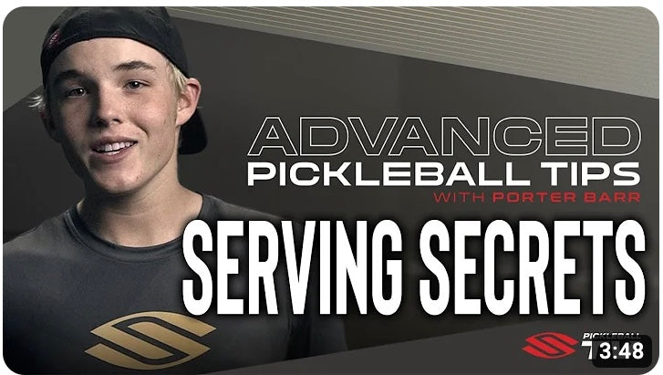 Advanced Pickleball Tips with Porter Barr: Serving Secrets (3:48)