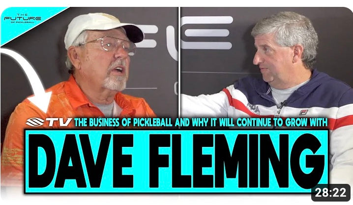 Dave Fleming discusses the business of Pickleball and why it will continue to grow in a video interview