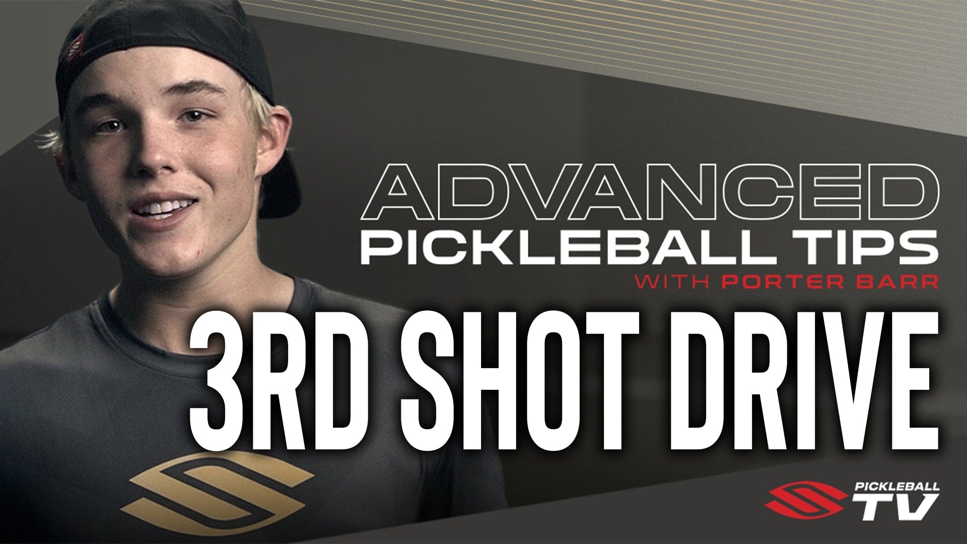 Advanced Pickleball Tips with Porter Barr: 3rd Shot Drive