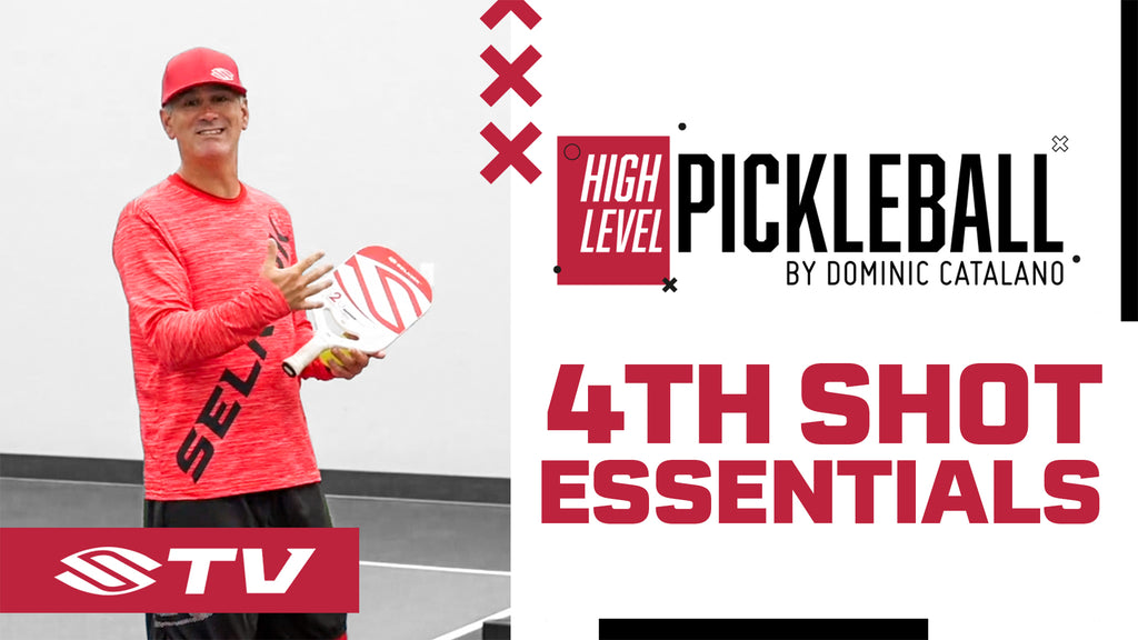 Variations of pickleball fourth shots and when to use each