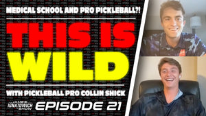 Collin Shick shares his journey from tennis to pickleball, talks med school and mixed doubles  — The James Ignatowich Show on SelkirkTV Featured Image