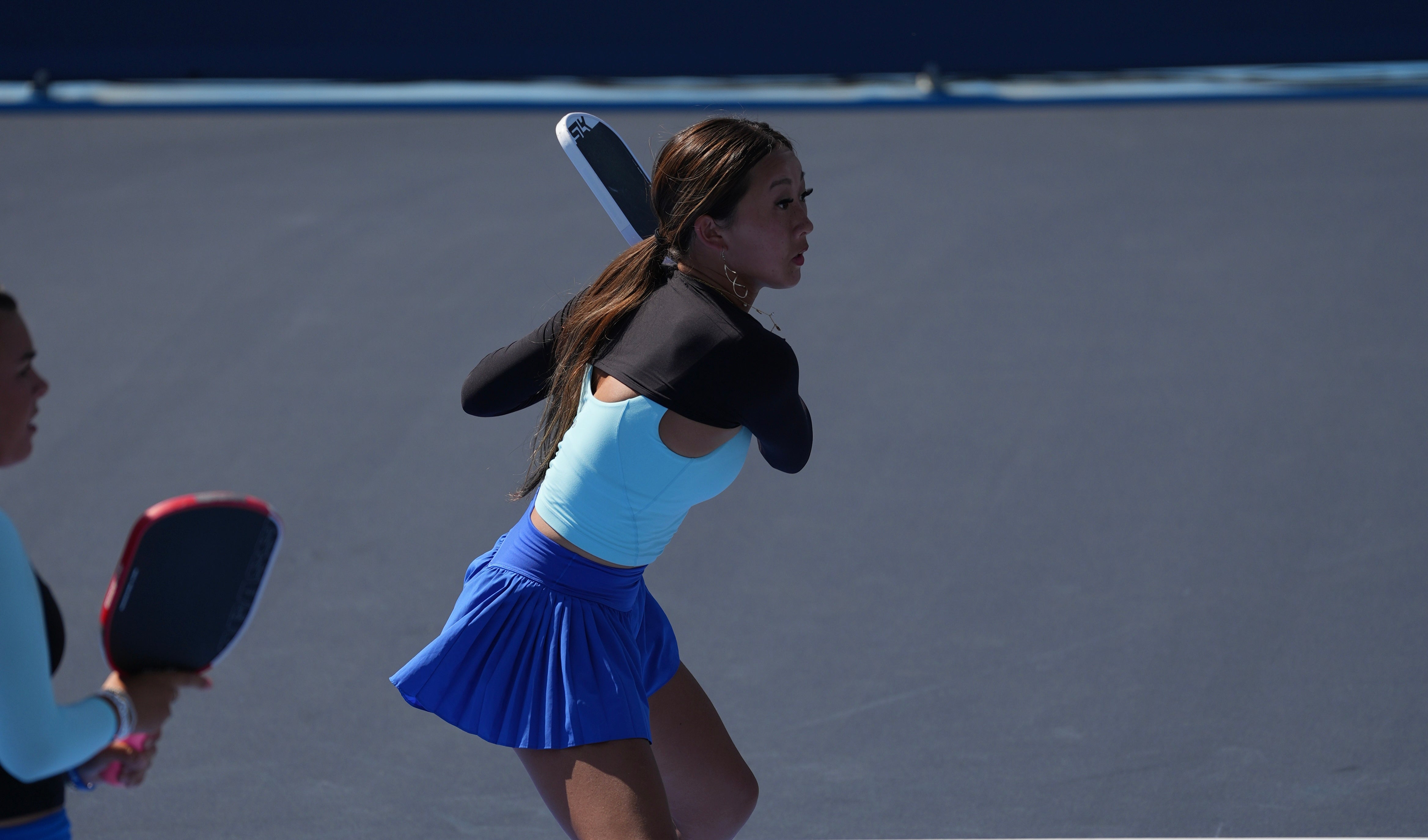 Kiora Kunimoto hitting with the SLK Era