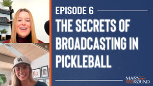 A look into pickleball broadcasting with Camryn Irwin  — The MaryGoRound Podcast on Selkirk TV Featured Image
