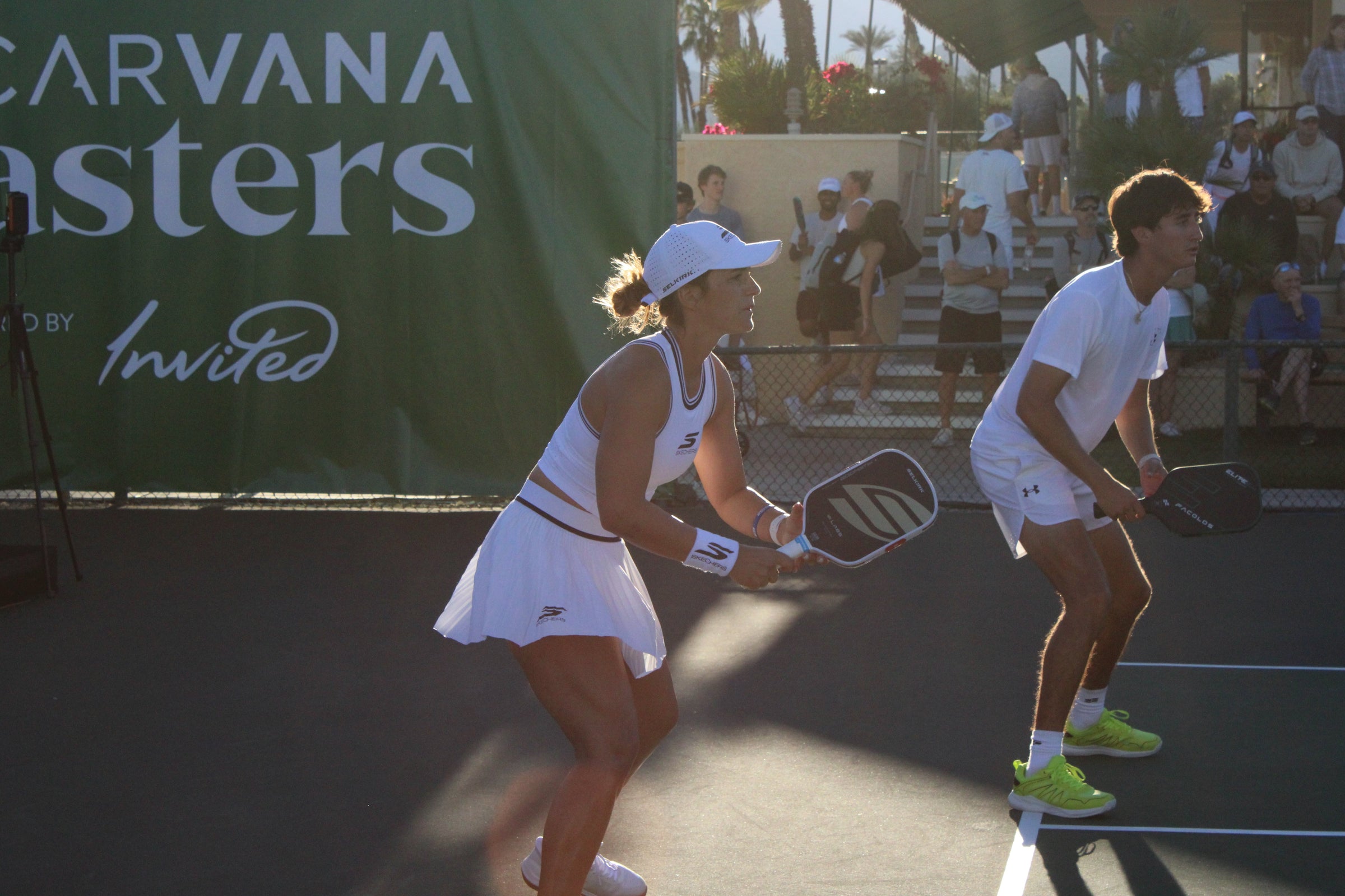 Parenteau in Mixed Doubles alongside Gabe Tardio
