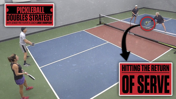 Pickleball return of serve doubles strategy: Where to hit the return
