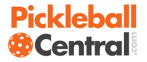 Pickleball Central logo featuring the text 'Pickleball Central.com' with an orange ball icon.