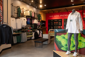 A mannequin is positioned near the front door of the Selkirk Pro Shop in Meridian, Idaho.