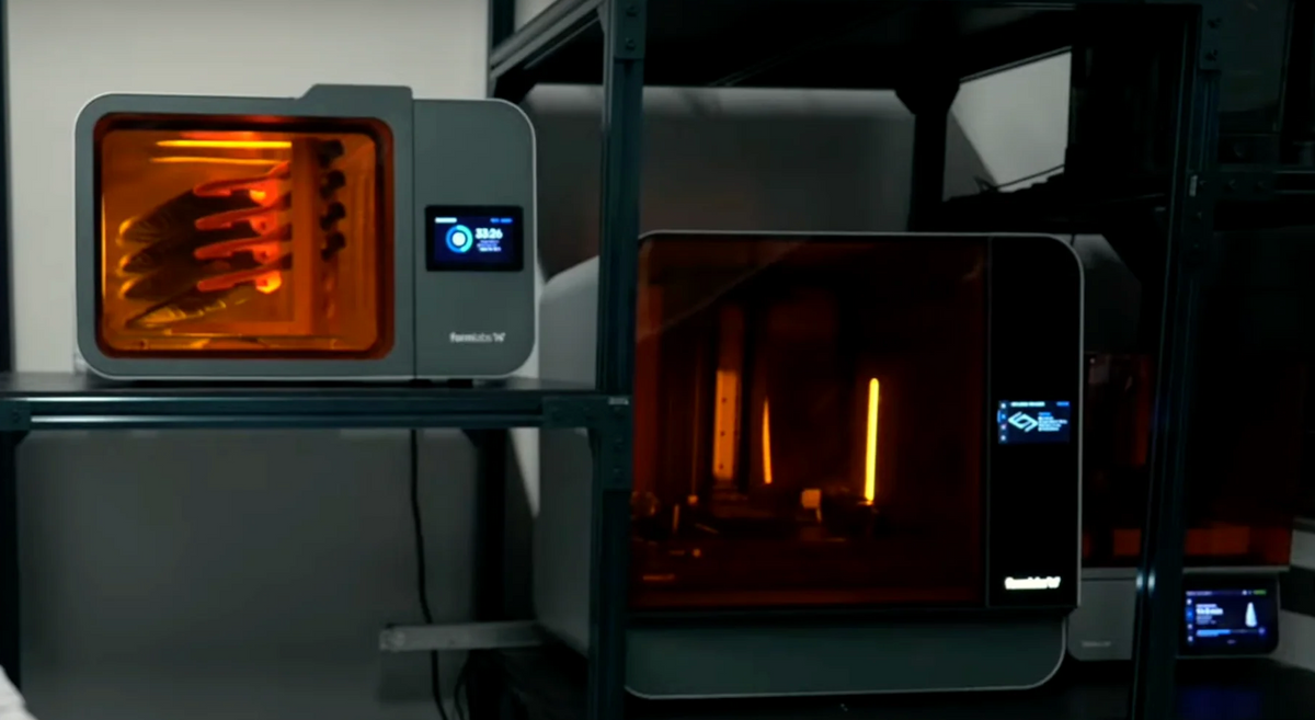 3d printing machines are used in Selkirk Labs to test ideas. 