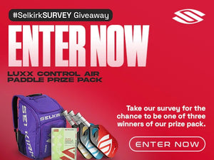 Enter now for a chance to win the Luxx Control Air Paddle Prize Pack in the Selkirk Survey giveaway.